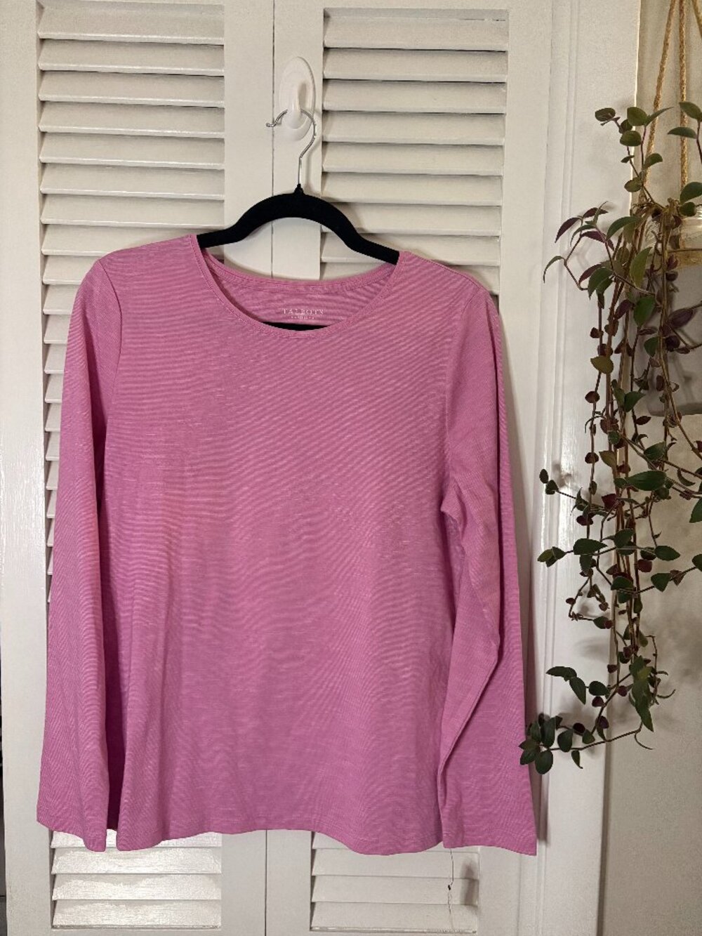 NWT - Talbots Long Sleeve Cotton Top